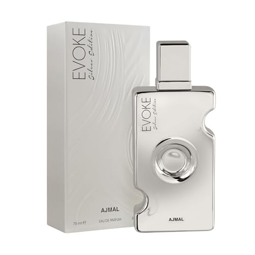 31c18yc3yl.jpg Ajmal Evoke Edition Fragrance Silver Suitable for Men | Ajmal Evoke Edition Perfume |5 Oz Perfect Gift for Men | A