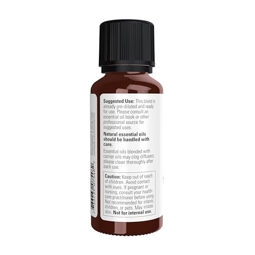 31hn2dybgol.jpg NOW Essential Oils, Frankincense Oil Blend, Pure Jojoba Oil Base, Centering Aromatherapy for Adults, Steam Distilled, Ve