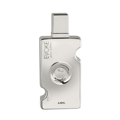 31y9jpzgznl.jpg Ajmal Evoke Edition Fragrance Silver Suitable for Men | Ajmal Evoke Edition Perfume |5 Oz Perfect Gift for Men | A