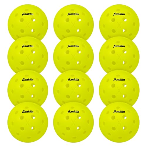41 lxmeskal.jpg Franklin Sports X-40 Outdoor Pickleballs - Official Ball of USA Pickleball - 3 Packs, 12 Packs, 50 Bulk Packs - Regulati