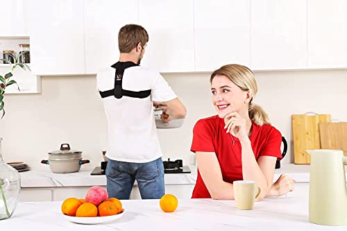 4107ranji2l.jpg Best Posture Corrector for Men and Women - Comfortable Upper and Back Support, Adjustable Back Straightener | Postur