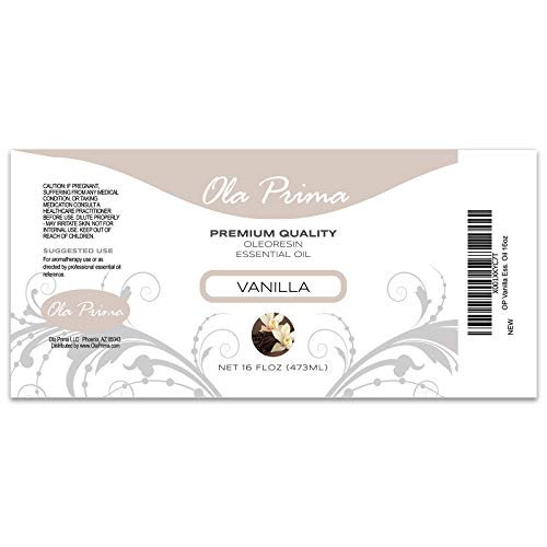 410neaclizl.jpg Ola Prima Vanilla Essential Oil 16oz - Therapeutic Grade For Aromatherapy & Candle Making - Essential Oils | Ola Pri