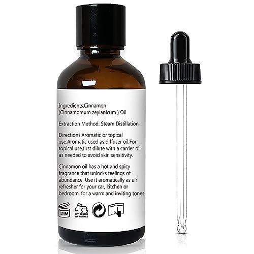 411fkgzrskl.jpg 100% Pure Cinnamon Oil for Diffuser and Massage - 30ml