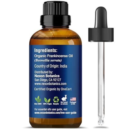 413sfuvogil.jpg Nexon Botanics Organic Frankincense Essential Oil - Rejuvenating Skin & Hair Care, 30 ml | Nexon Botanics Organic Fr