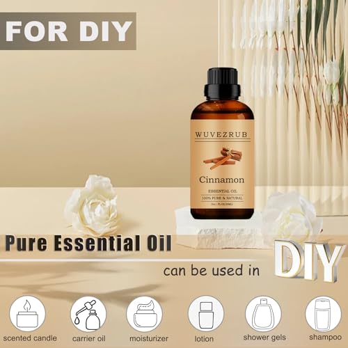 4147y7ctzcl.jpg Organic Cinnamon Essential Oil, 30ML Pure for Aromatherapy Diffuser