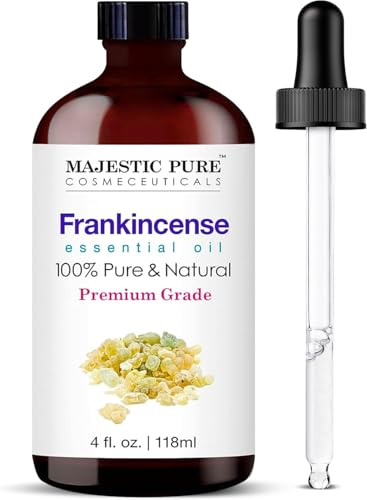 41bjpolagl.jpg 100% Pure and Natural Frankincense Essential Oil from Majestic Pure with Glass Dropper for Diffusers, Skin Care, and