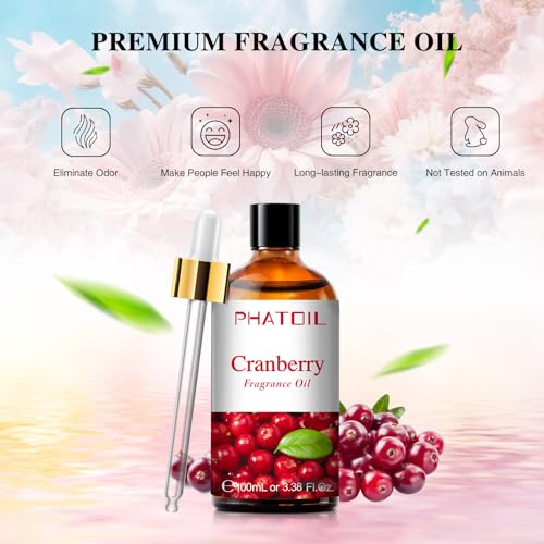 41dlgmejv7l.jpg Cranberry Fragrance Oils for Aromatherapy and Diffusers - 100ml