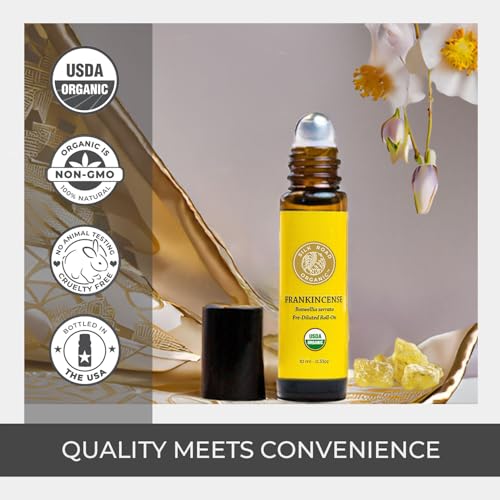 41dhr3lnewl.jpg Organic Silk Road Frankincense Serrata Essential Oil for Aromatherapy - 100% Pure & 10 ml | Silk Road Organic Franki