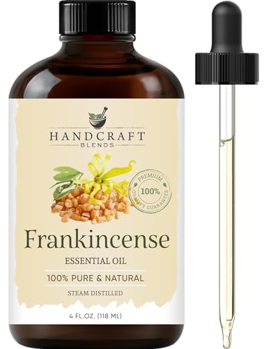 41g9t4kzgbl.jpg Handcraft Blends Frankincense Essential Oil - Huge 4 Fl Oz - 100% Pure and Natural - Premium Grade Essential Oil for Nat