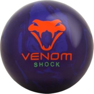 MOTIV Venom Shock Bowling Ball - Heavier Weight - Professional Bowlers - House Bowling Alley - Superior Grip - 8.5 lb