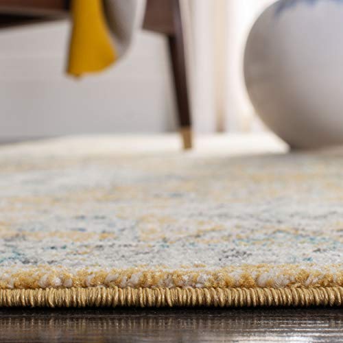 41pmyf9zdsl.jpg SAFAVIEH Evoke Collection Gold / Ivory Boho Oriental Non-Shedding Living Room Area Rug SAFAVIEH Evoke Collection Gold