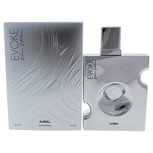 41taxg54kol.jpg Ajmal Evoke Silver Edition for Men Perfume 3 Oz Spray for Men Fragrance