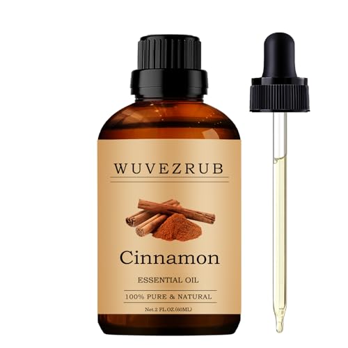 41uezkkjtwl.jpg Pure Cinnamon Essential Oil 60ML for Aromatherapy Diffuser - 2 Fl Oz