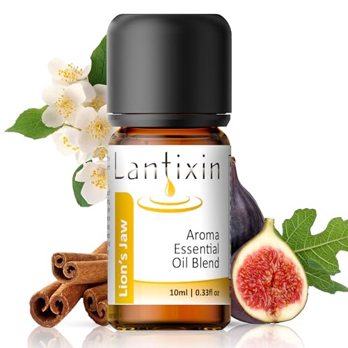 41udebbswal.jpg Lion’s Jaw Fig, Cinnamon & Jasmine Aromatherapy Oils - Chemical-Free for Home Diffusers - 0.33 oz Safe for Kids & Pets