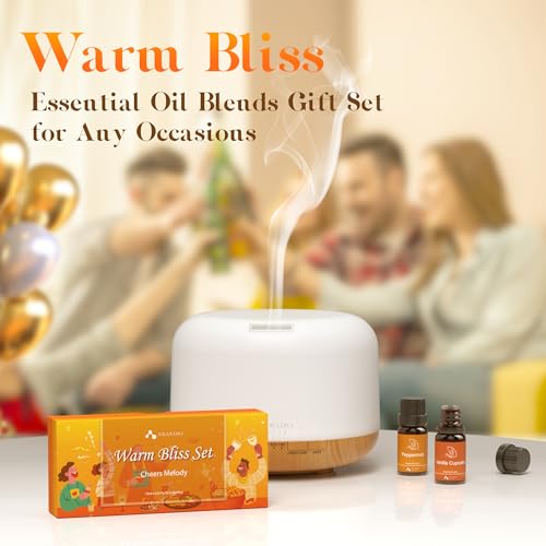 41y37qzrupl.jpg ASAKUKI Peppermint, Vanilla Cupcake, Sparkling Cinnamon Essential Oils 6 x 10 ml