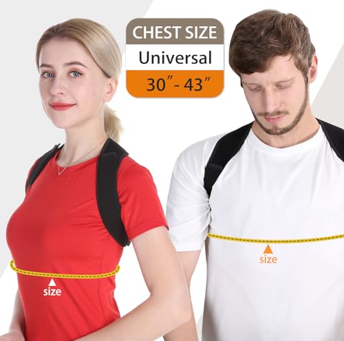 41idb61wgxl.jpg Best Posture Corrector for Men and Women - Comfortable Upper and Back Support, Adjustable Back Straightener | Postur