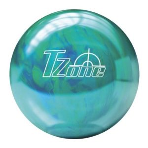 Brunswick T-Zone Carribean Blue Bowling Ball for Beginners at Home Bowling Pins