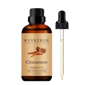 Organic Cinnamon Essential Oil, 30ML Pure for Aromatherapy Diffuser