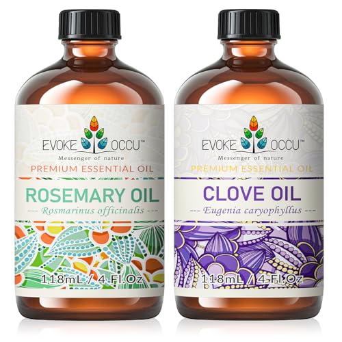 51 qrsxnqwl.jpg EVOKE OCCU Rosemary & Clove Essential Oil - 4 Fl Oz