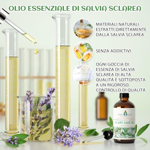 51002ne08tl.jpg EVOKE OCCU Clary Sage & Eucalyptus Essential Oil - 4 Fl Oz