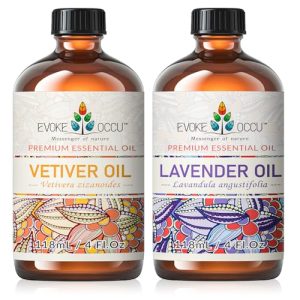 EVOKE OCCU Vetiver & Lavender Essential Oil, 4 Fl Oz