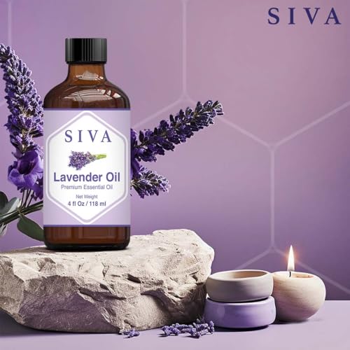 510x895vfvl.jpg Siva Lavender Essential Oil 4 Fl Oz – Pure, Natural, Therapeutic Grade, Perfect for Skin, Hair, Diffuser, Aromatherapy &