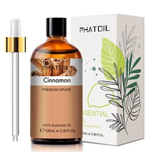 38fl.oz Organic Cinnamon Essential Oil for Aromatherapy and DIY Projects