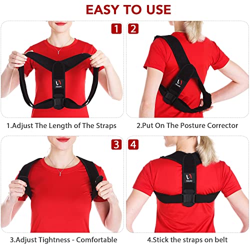 515x85z2rgl.jpg Best Posture Corrector for Men and Women - Comfortable Upper and Back Support, Adjustable Back Straightener | Postur