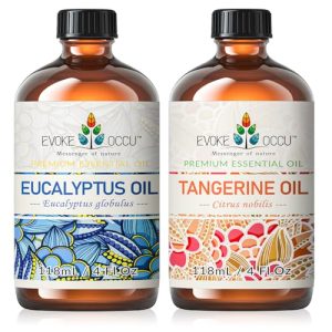 EVOKE OCCU Eucalyptus & Tangerine Essential Oil, 4 Fl Oz