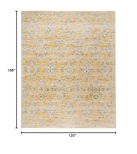 51a9wi9rztl.jpg SAFAVIEH Evoke Collection Gold / Ivory Boho Oriental Non-Shedding Living Room Area Rug SAFAVIEH Evoke Collection Gold