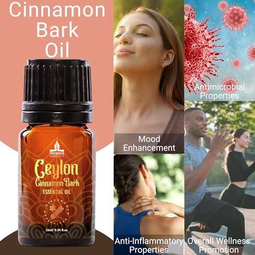 51aacu7wzzl.jpg GI Certified 100% Pure Ceylon Cinnamon Bark Oil, 10ml Therapeutic Grade