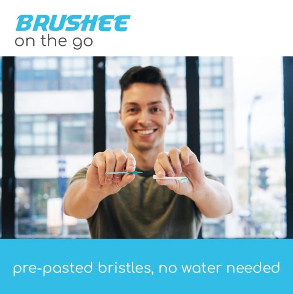 The Evolution of Oral Care Prepasted Travel Toothbrush 4-in-1 Tool (Paste + Brush + Floss + Pick) Individually Wrapped D