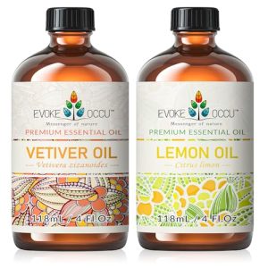 EVOKE OCCU Vetiver & Lemon Essential Oil - 4 Fl Oz