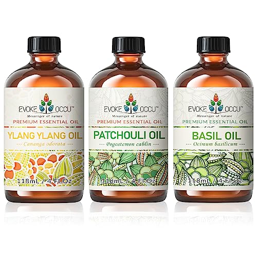 51o8mofrpwl.jpg EVOKE OCCU Pure Patchouli & Ylang Ylang Essential Oil 4 FL Oz