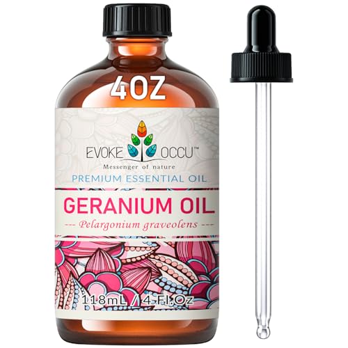51om9jixk9l.jpg EVOKE OCCU Geranium & Cedarwood Essential Oil - 4 Fl Oz