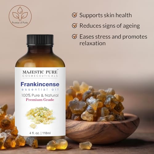 51qhr1zih0l.jpg 100% Pure and Natural Frankincense Essential Oil from Majestic Pure with Glass Dropper for Diffusers, Skin Care, and