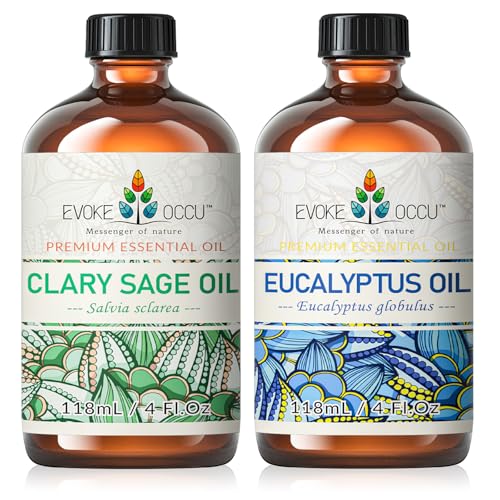 51rcif6lol.jpg EVOKE OCCU Clary Sage & Eucalyptus Essential Oil - 4 Fl Oz