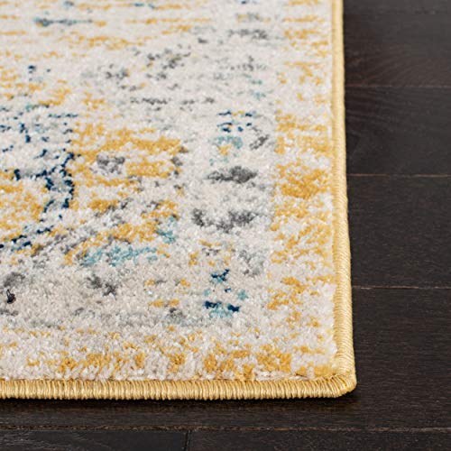 51sioniwogl.jpg SAFAVIEH Evoke Collection Gold / Ivory Boho Oriental Non-Shedding Living Room Area Rug SAFAVIEH Evoke Collection Gold
