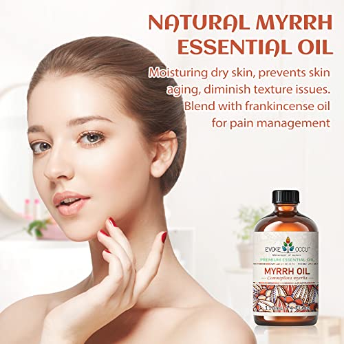 51t1lk7awpl.jpg EVOKE OCCU Myrrh & Eucalyptus Essential Oil, 4 Fl Oz