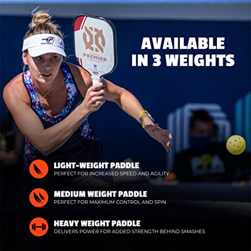 51uynn8nnxl.jpg Onix Evoke Premier Pickleball Paddle - Red, Lightweight for Beginners and Advanced Players, Welcome to Any Pickleball Co