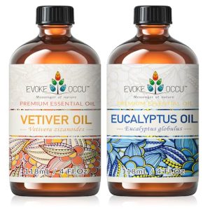 EVOKE OCCU Vetiver & Eucalyptus Essential Oil - 4 Fl Oz