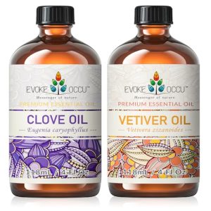EVOKE OCCU Clove & Vetiver Essential Oil - 4 Fl Oz