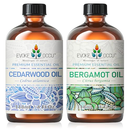 51cng9b5jl 1.jpg EVOKE OCCU Cedarwood & Bergamot Essential Oil - 4 Fl Oz