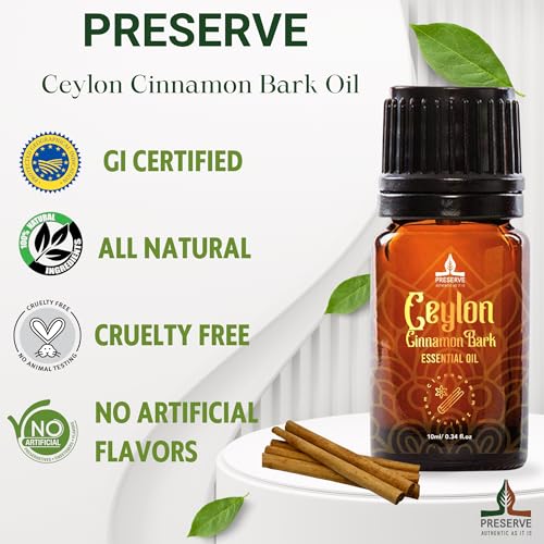 51f0chehz0l.jpg GI Certified 100% Pure Ceylon Cinnamon Bark Oil, 10ml Therapeutic Grade