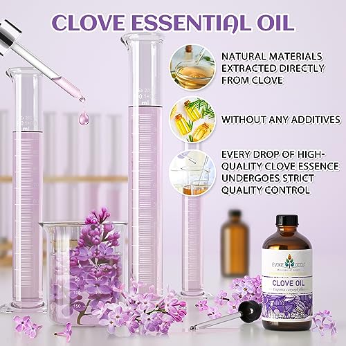 51hfxaxocvl 8.jpg EVOKE OCCU Clove & Eucalyptus Essential Oil - 4 Fl Oz