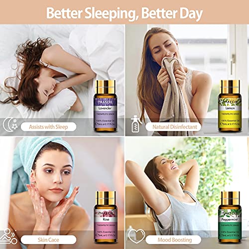 51ikvzwtpl.jpg 15 x 5ml Pure Essential Oils Gift Set for Aromatherapy, Skin & Hair Care, Bath & Humidifier