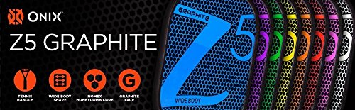 51mcfckj2zl.jpg Onix Z5 Graphite Pickleball Paddle for Serious Players | Graphite Pickleball Paddle with Cushion Grip and Paddle Cov