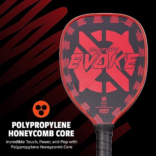 51qxwicfl.jpg Onix Legacy Evoke XL Pickleball Paddle - Professional Players - Competitive Play - High Impact Design - 17" x 7.75" x