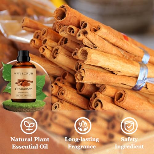 51rw0rxeowl.jpg Pure Cinnamon Essential Oil 60ML for Aromatherapy Diffuser - 2 Fl Oz