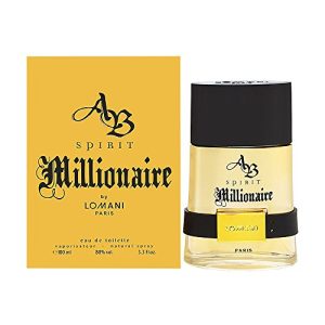 Lomani Ab Spirit Millionaire Eau De Toilette Spray for Men | Lomani Ab Spirit Millionaire For Men Gold Fragrance |